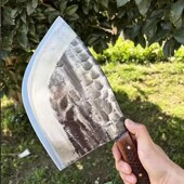 砍骨头专用刀手工锻打砍骨刀商用家用屠夫斩骨刀专砍牛骨不崩口