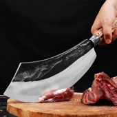神器砍骨刀家用商用屠夫专用斩骨刀加厚重型开边刀切骨头刀剁骨刀