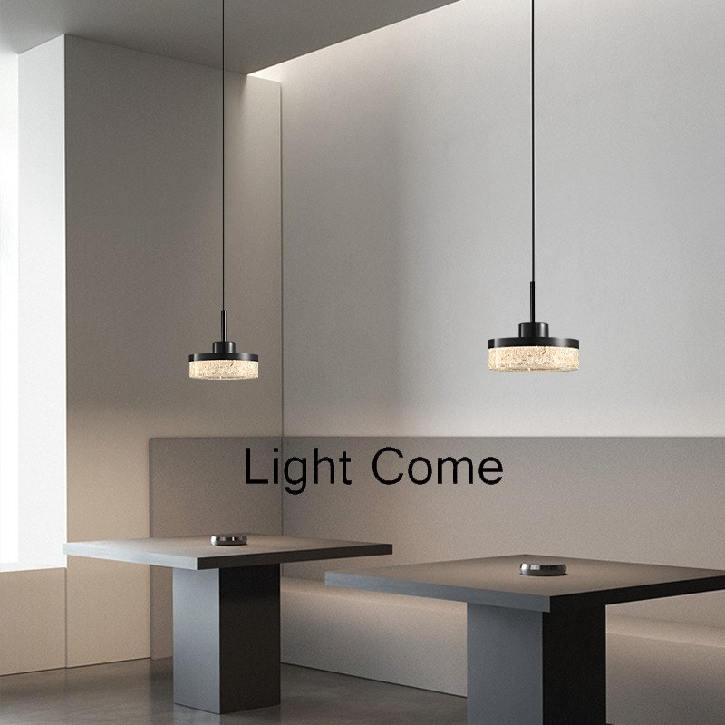 全铜餐厅吊灯意式极简餐桌吧台吊灯现代简约轻奢三头饭厅餐桌吊灯