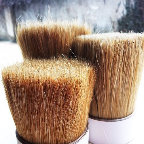 现货 原白色猪鬃毛90分 130mm动物毛鬃工业刷子用毛 量大从优