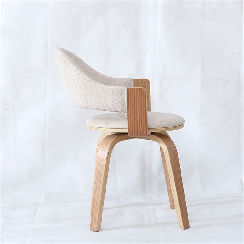 实木转椅办公家用小巧休闲椅卧室书房椅实木电脑椅