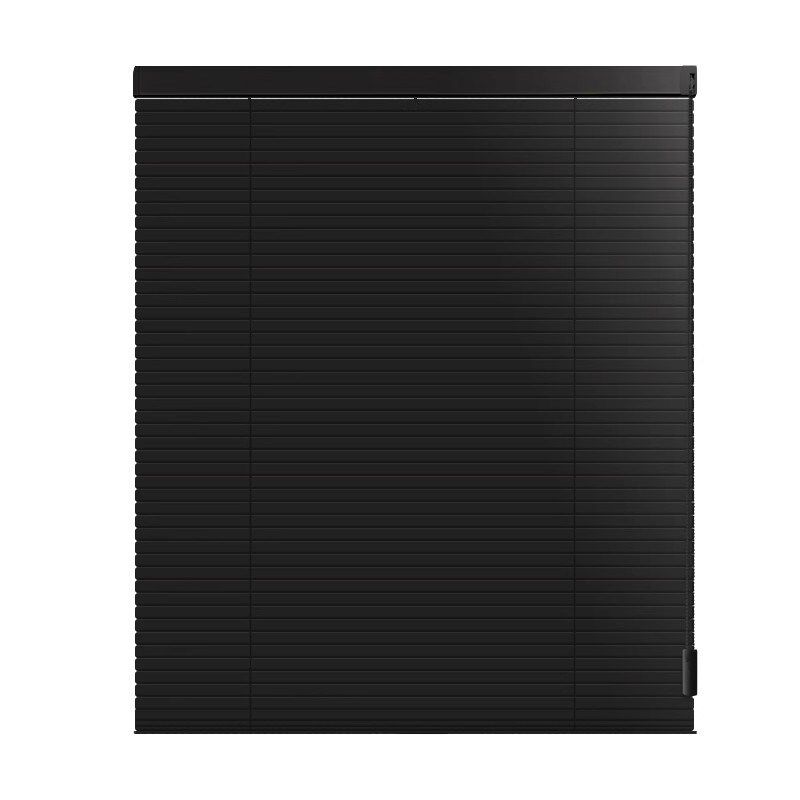 L型铝合金百叶帘光隐帘窗帘浴室厕所卫生间遮光厂字型卷帘免打孔