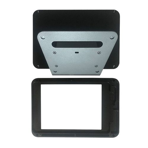 机箱外壳CNC机加工 显示面板阳极氧化铝板 五金冲压7寸屏铝面板