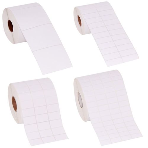 铜版纸不干胶打印纸标签纸 条码纸 贴纸 铜板纸45*30*5000张双排