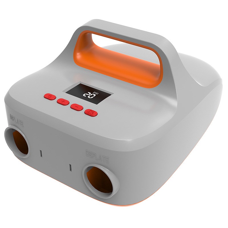 12V桨板车载橡皮艇冲锋舟冲浪板增压充气泵20PSI
