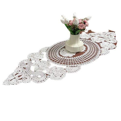 厂家桌旗轻奢高端法式复古蕾丝茶几餐桌桌垫电视柜五斗柜盖布