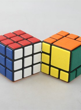 【插销版  大头捆绑三阶魔方 黑色】Fused Cube限制旋转3阶魔方