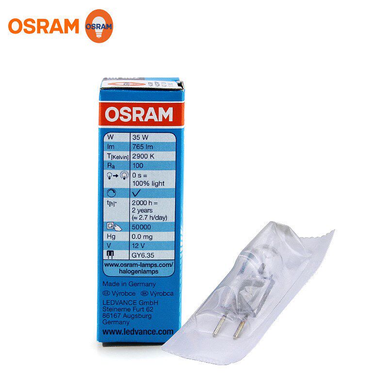 OSRAM欧司朗 12V35W 64432 S竖灯丝灯泡,64432 S 12V 35W GY6.35