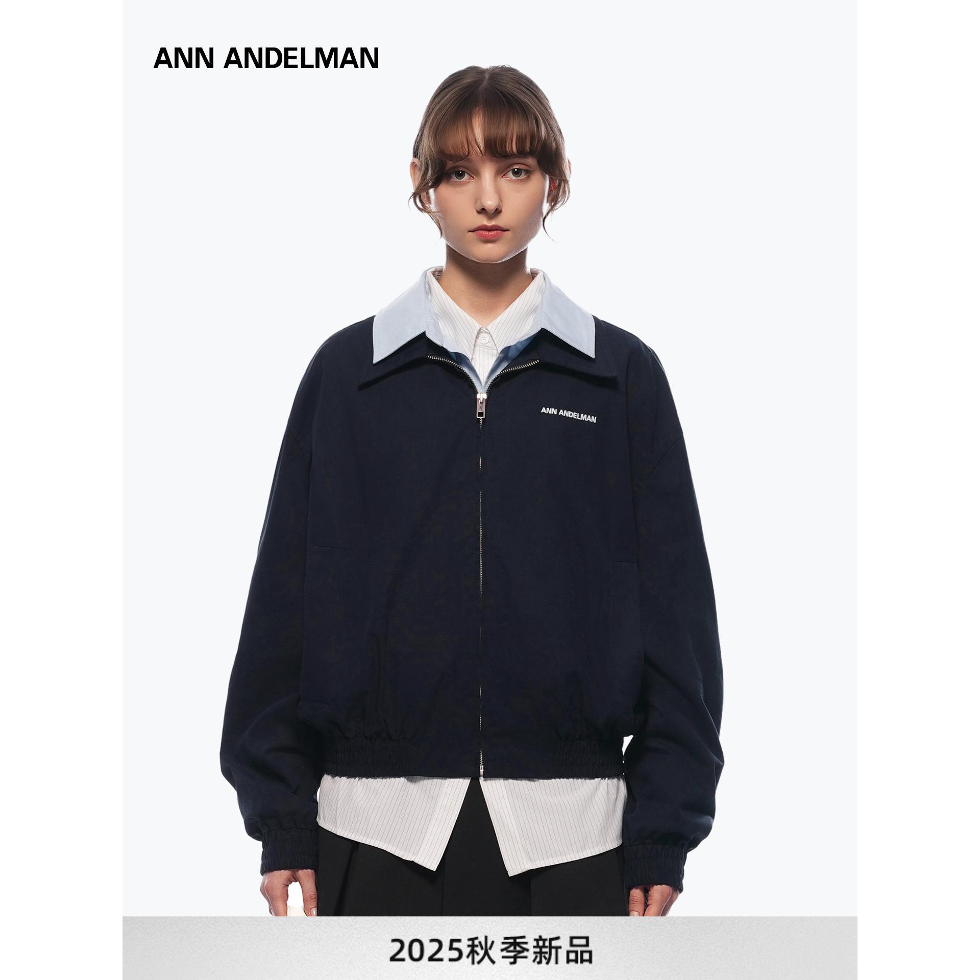 ANNANDELMAN拼接衬衫领夹克