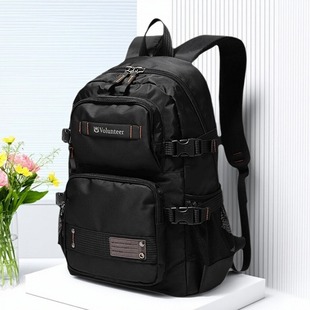 旅行轻便男士背包户外休闲双肩包男大容量牛津布电脑包学生书包