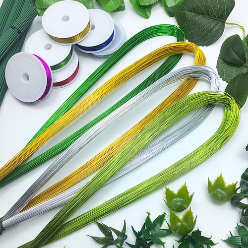 24号花艺细铁丝手工diy软花杆