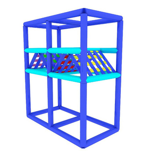 淘气堡配件翻山越岭攀爬网室内儿童Y乐园游乐场设备设施网桶欧洲