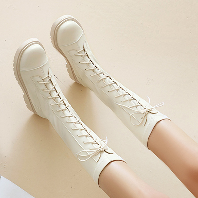 女童马丁靴儿童2021春秋新款单靴公主长靴小女孩走秀高筒长筒靴子