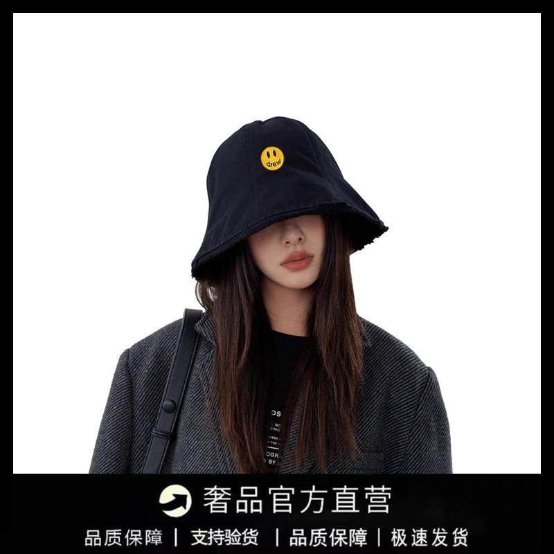 【一折专区】DREW SEEW 笑脸 赵露思同款渔夫帽女遮阳帽显脸小帽