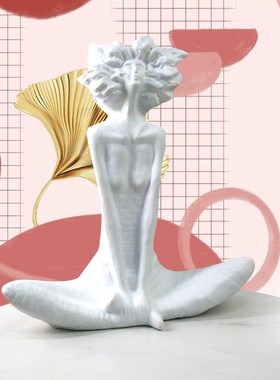 北欧现代创意g抽象人物雕塑摆件办公室客厅电视柜书柜酒柜装饰品