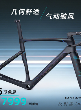 BROSS自行车26款Vahabond Aero6SE，车架组新涂装2*12速油压碟刹