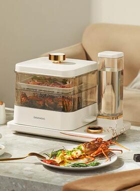 电蒸锅S1子5家用锅小型多功能蒸蒸早餐包鸡72614蛋2-3人热汽菜神