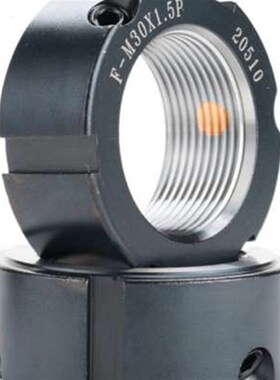 锁紧螺母F-M56j*1.5/2.0丝杆防松圆螺母带锁紧钉F型牙腹锁定螺帽