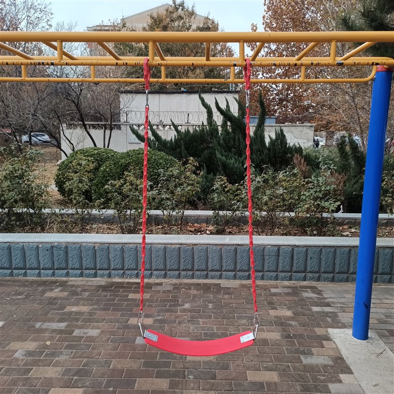 软板秋千配件保护套铁链条吊环挂钩网绳成人儿童秋千幼儿园户外