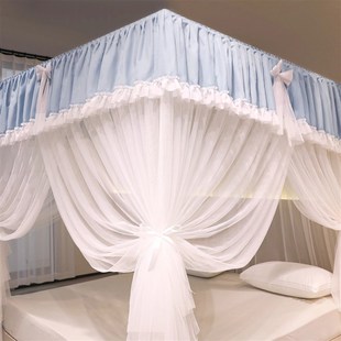 公主风落地蚊帐n卧室防蚊帐纱床幔三开门家用蒙古Y包高级感床 新款