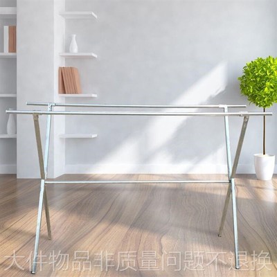 晾嗮凉被子新JEH品落地折叠户外推拉室外M的架子搭衣服晒床单被套