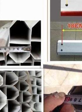 道闸杆岗直杆红栏白杆35749门栅两伸缩杆5小米栏杆禁区椭圆门杆小