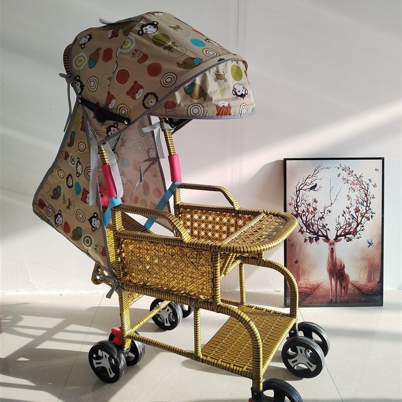 夏季宝宝竹藤推车轻便婴儿仿藤推车小孩儿童竹子小推车藤椅藤编车,玩具/童车/益智/积木/模型,踏行车/滑行学步车,淘宝优惠券,粉丝福利购,淘宝优惠卷