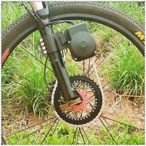 闪橙动力自行车改电动套件山地车改装电动助力器48V电池前驱电机