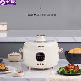 三格电力压锅三格内胆电压力锅家用鸳鸯胆双胆高压 韩派 HP-40H3