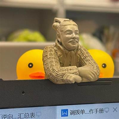 桌上博物馆迷你兵马俑桌面摆件兵马俑工艺品摆件模型盲盒国潮手办