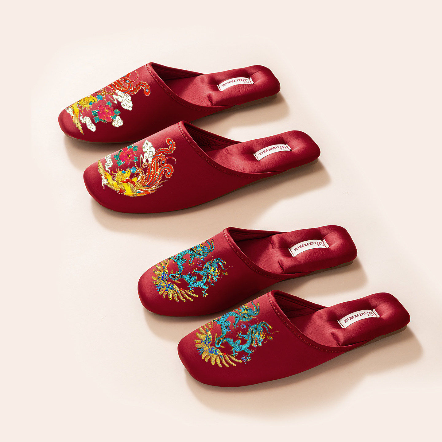 情侣结婚拖鞋喜庆酒红色高级感缎面轻奢高颜值新娘陪嫁拖鞋晨袍鞋,居家布艺,居家婚庆拖鞋,淘宝优惠券,粉丝福利购,淘宝优惠卷