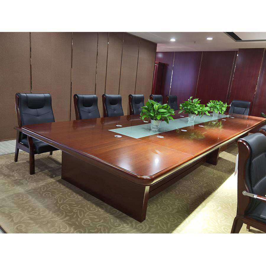 中办公具厂家桌实木木皮会议家桌大型会议桌油无品牌/式漆会议H-9