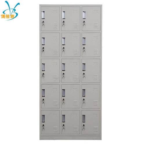 厂案家供BWY-2002应车钢间制5文件柜铁皮柜1门浴室更衣柜带锁档柜