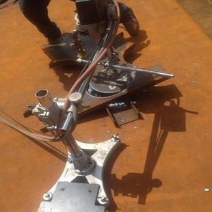 应CG1 600型动半动火焰割圆机 30可定制半自钢板切自圆供机CG2