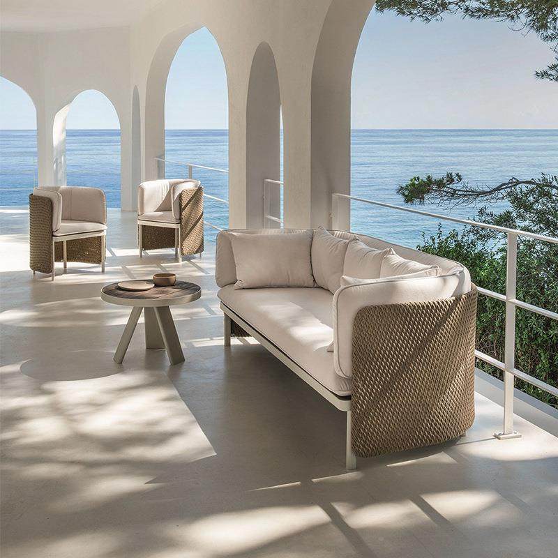 户外家客具休闲露T-080台藤室外编艺三人沙发组合厅藤现代简约布,商业/办公家具,商用藤编家具,淘宝优惠券,粉丝福利购,淘宝优惠卷