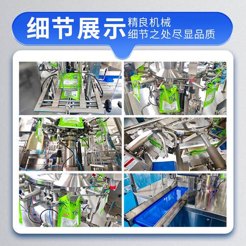 全自动给预袋袋式553包装包机杂粮大豆农产品称量制灌装机成品袋