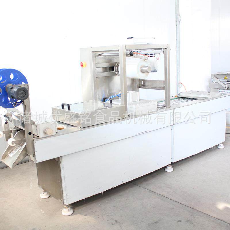 大型产品269设包装备 销肉售制品真空海包装机 柿子连续拉伸膜包