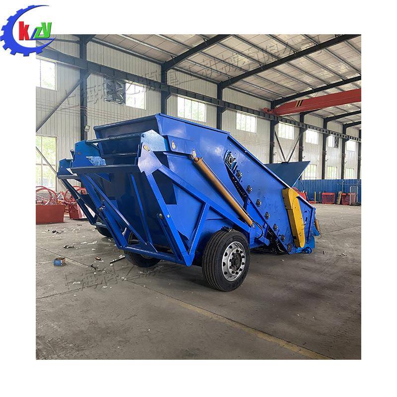 电动捡石机戈壁石头碎石收集清理机拖拉机牵引式农田清石机