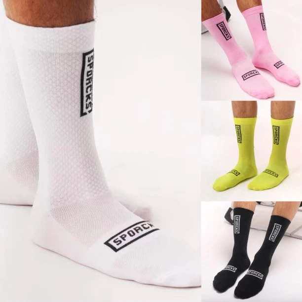 SPORCKS骑行袜中长筒透气速干
