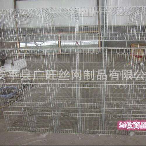 广旺丝网商品兔笼4层24位商品兔笼獭兔养殖笼兔笼