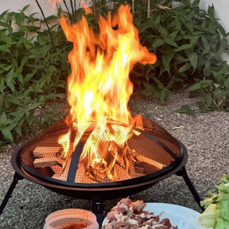 烤火盆围炉煮茶家用庭院碳火盆烧烤架篝火炉木炭冬天取暖焚火台,电子元器件市场,其它元器件,淘宝优惠券,粉丝福利购,淘宝优惠卷