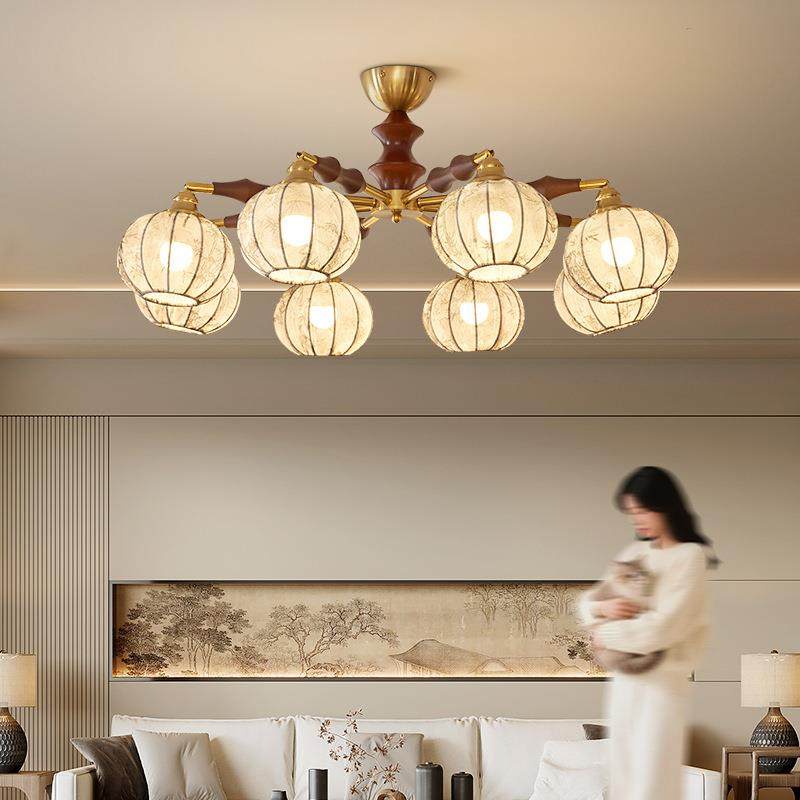 宋代美学客厅吊灯2025新款法式复古布艺中古风卧室餐厅美式民宿灯,3C数码配件,USB灯,淘宝优惠券,粉丝福利购,淘宝优惠卷