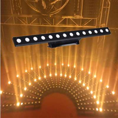 厂家14颗3W暖白LED矩阵跑马灯点控LED洗墙灯DMX512舞台灯光设备