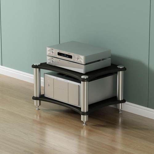 不锈钢音响音箱柜HIFI机柜带避震脚钉功放机架子器材柜设备胆机架