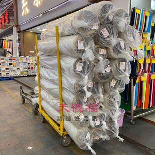 天德福布匹小黄车风火轮拖车平板车 布卷备货手推车小拉货搬运车