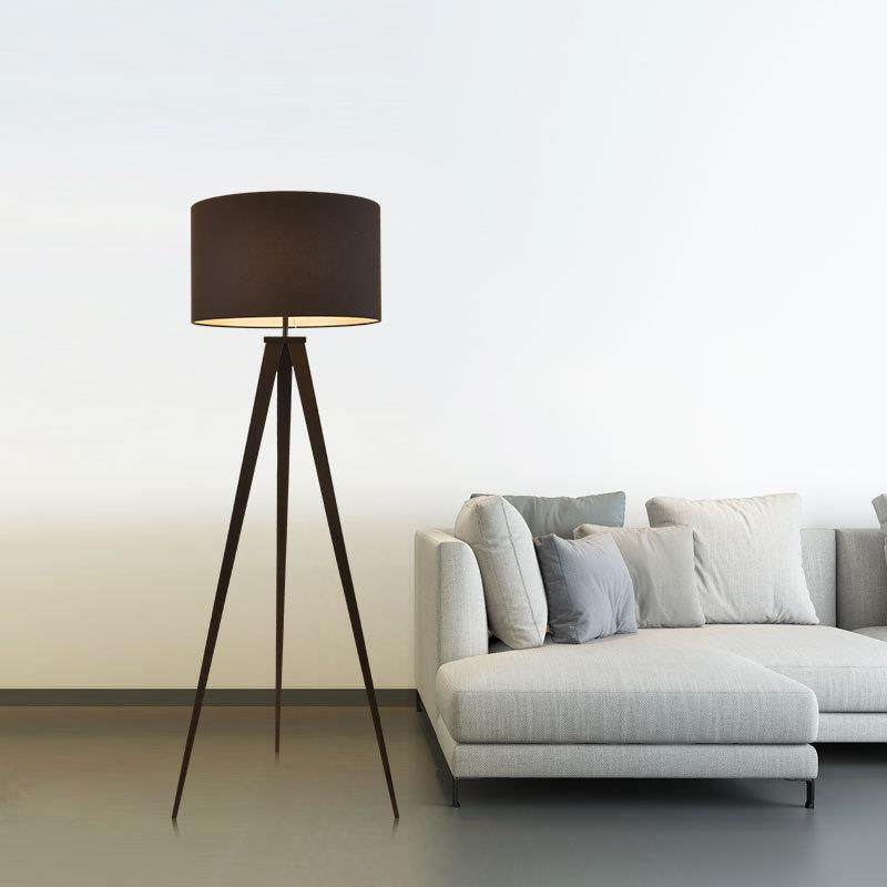 北欧落地灯后现代简约创意氛围沙发灯酒店客房客厅布罩三叉落地灯,3C数码配件,USB灯,淘宝优惠券,粉丝福利购,淘宝优惠卷