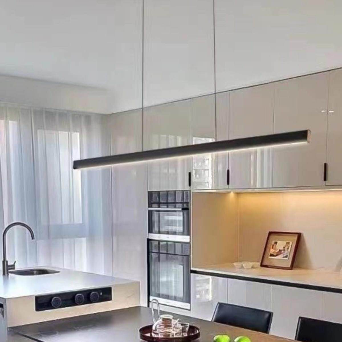 长条餐厅吊灯酒店吧台吊灯一字长条简约北欧轻奢办公室铝材创意灯,电子元器件市场,集成电路（IC）,淘宝优惠券,粉丝福利购,淘宝优惠卷