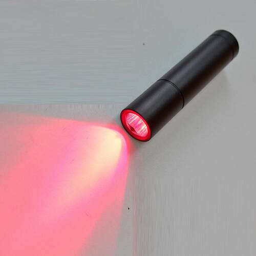 TL09-A5手电筒红外灯red light红光设备跨境5芯片黑色红光手电筒