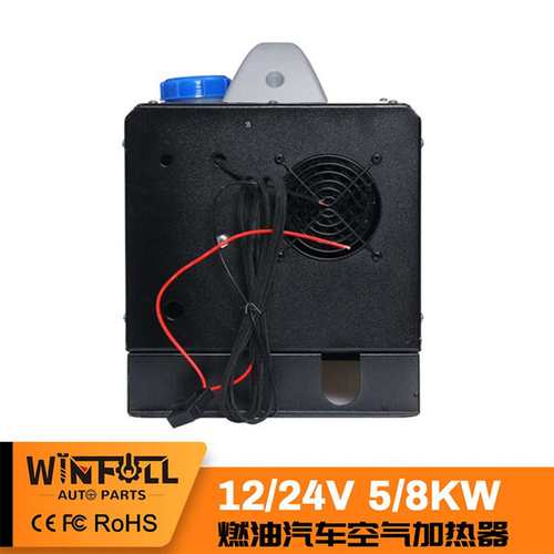 12V 5KW驻 燃油空气加热器 柴油暖风机柴暖货车汽车家用一体机