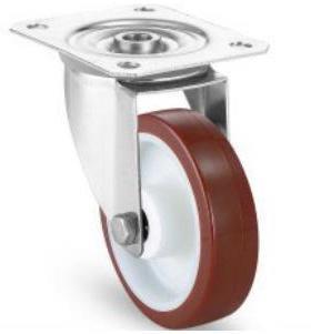 MISUMI米思米脚轮 中载轮材质：聚氨酯 不锈钢活动轮C-CSDJ80-U